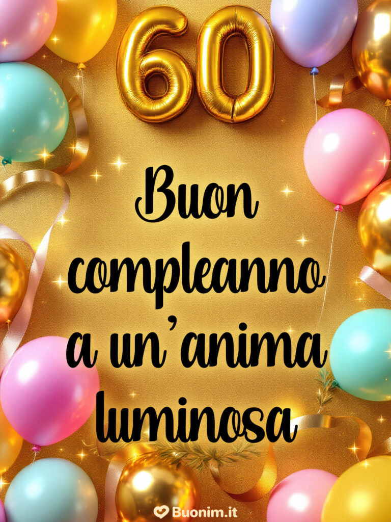 Tanti sorrisi per i 60 anni