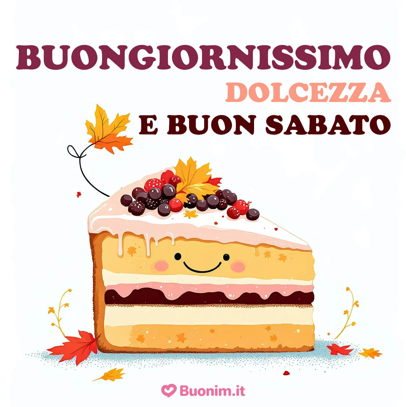 Ti auguro un sabato autunnale fatto di coccole e pace interiore