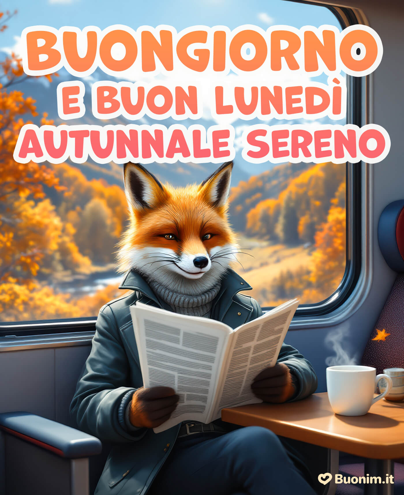Immagini nuove per WhatsApp di buon lunedì autunnale Ti mando un abbraccio e un buongiornissimo per questo dolce novembre