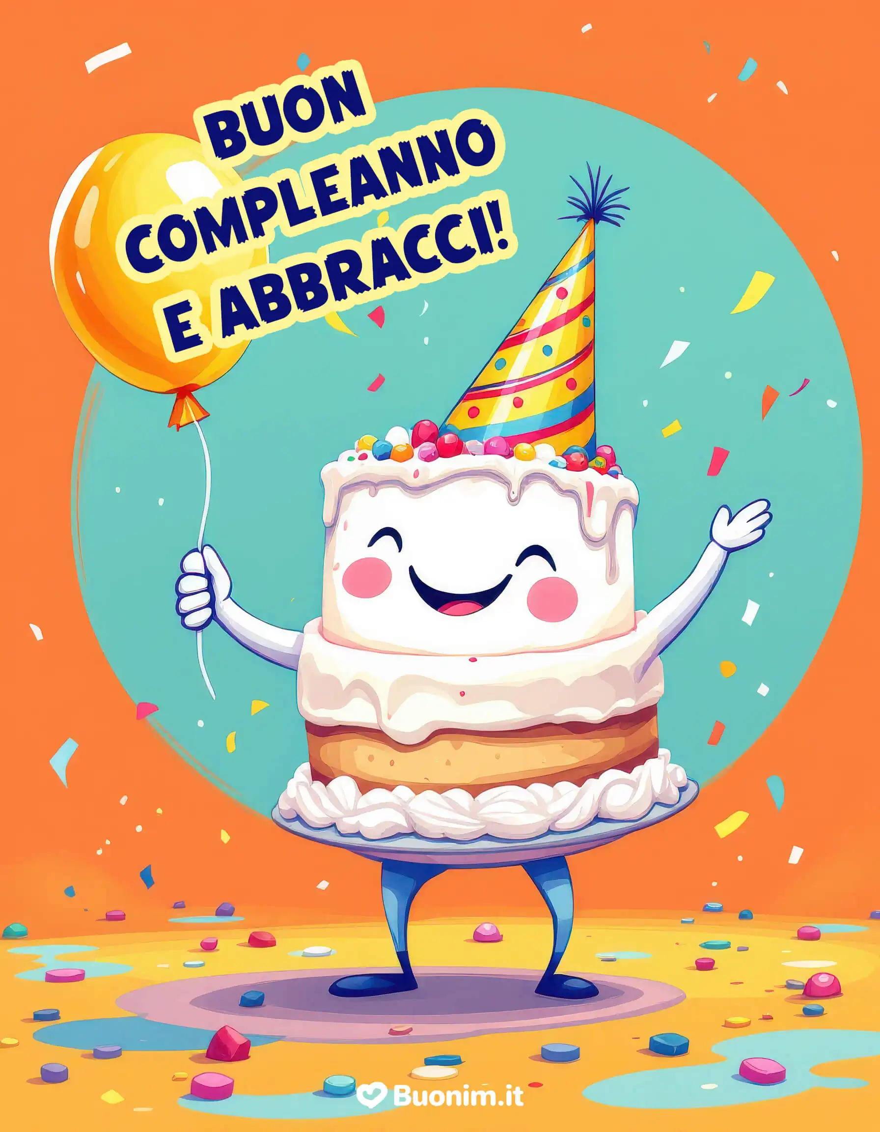 Sorrisi zuccherini e briciole di felicità che volano nell’aria. Ti mando un abbraccione e auguri dolcissimi da condividere con chi ami. Oggi si festeggia alla grande.