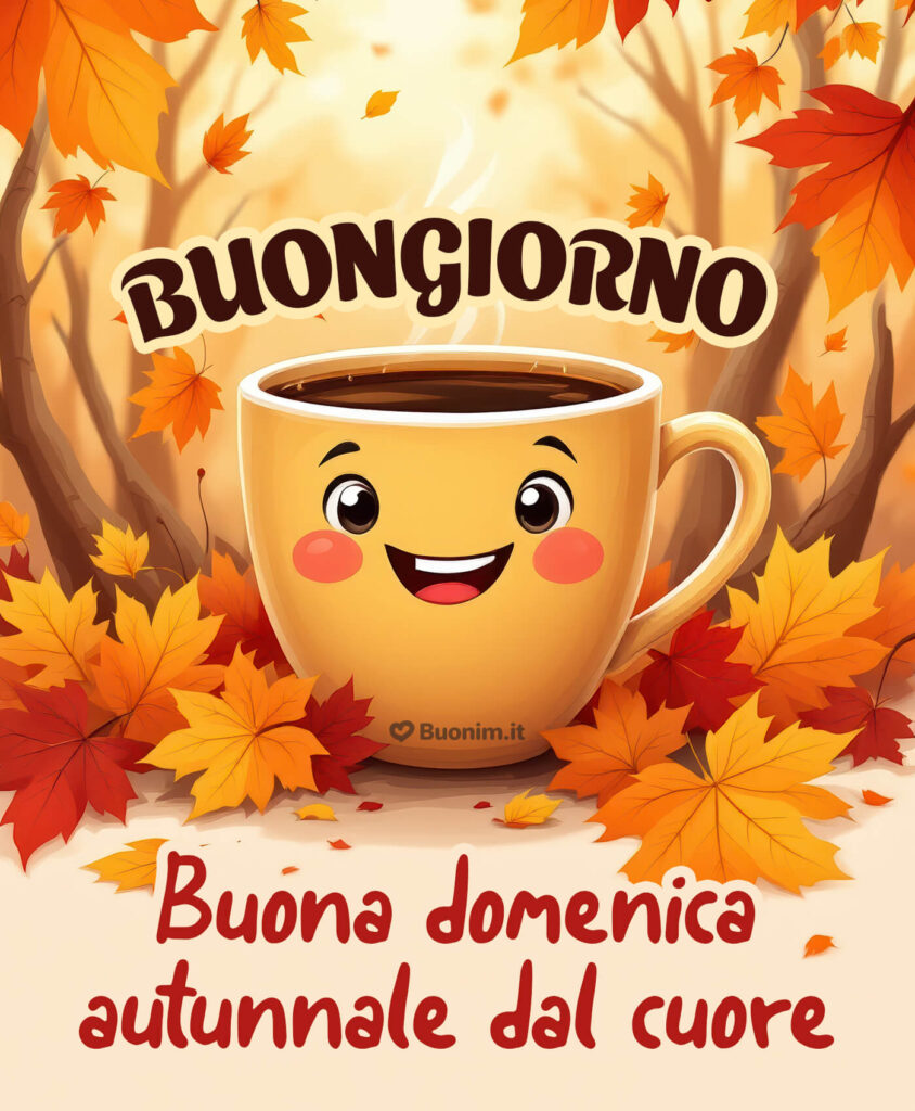 Un buongiorno dal cuore per una domenica autunnale che scalda l’anima come novembre