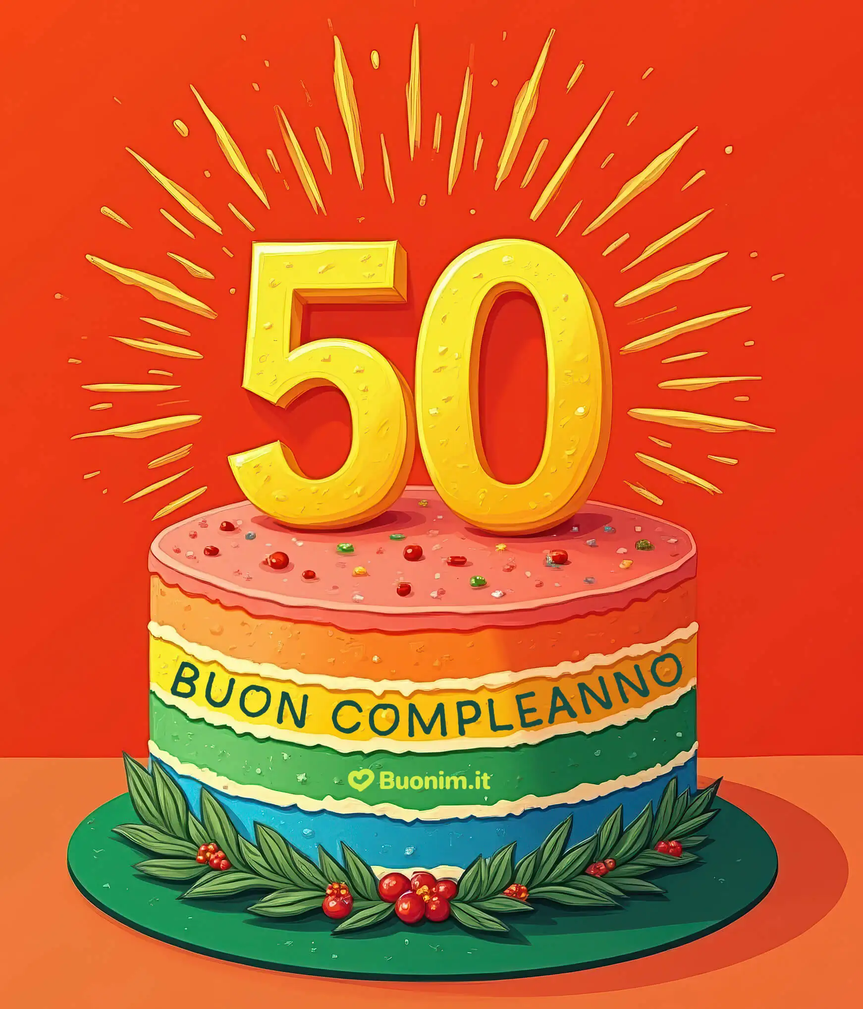 Un messaggio che illumina l’anima e rende indimenticabile la festa dei 50 anni