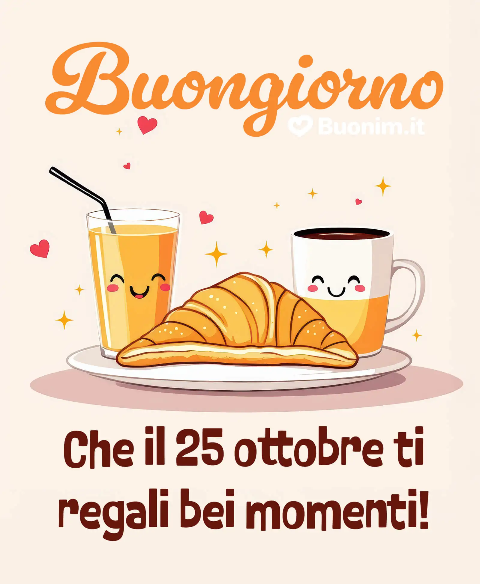 Un sorriso al mattino, un pensiero gentile e una colazione dolce - così inizia una giornata piena di gioia.