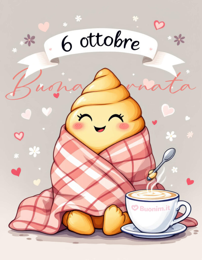Una cartolina nuovissima di buongiorno per oggi piena di dolcezza e affetto