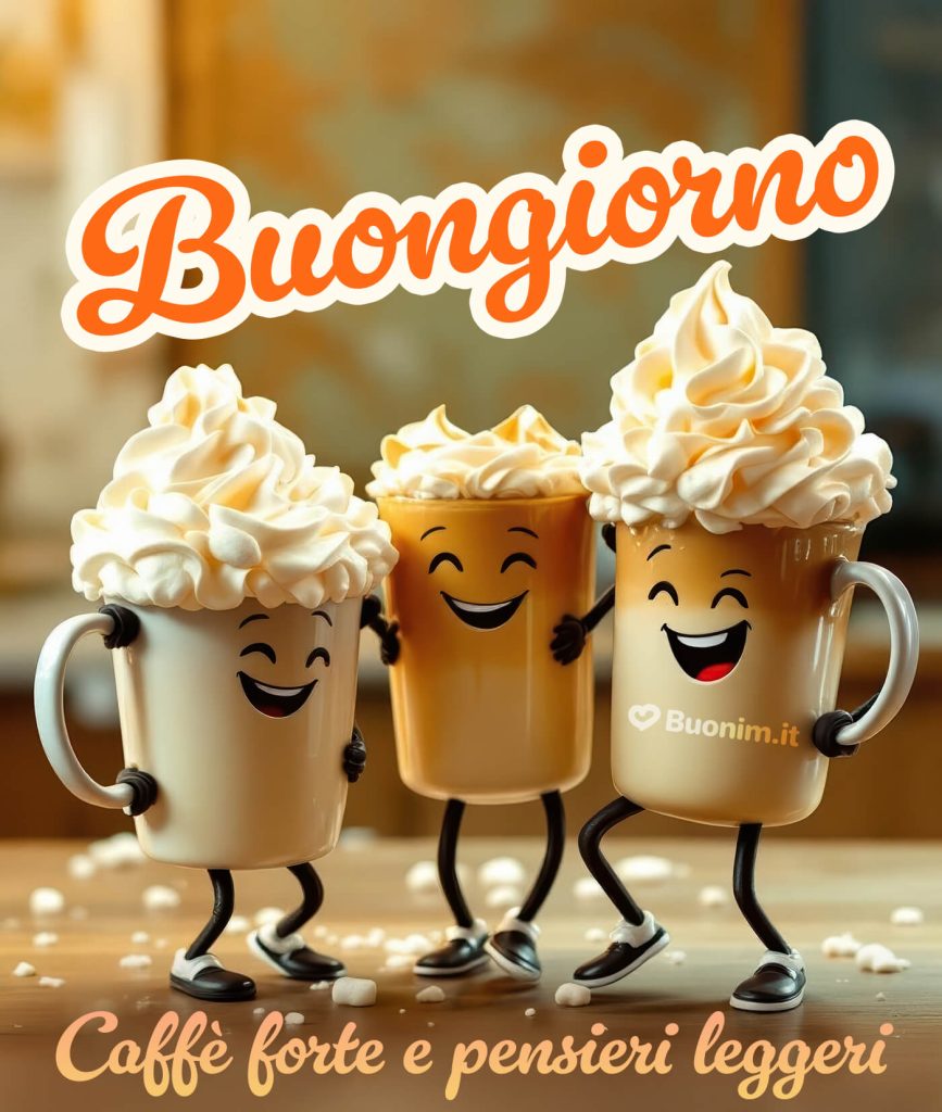 Una collezione di buongiorno originale e divertente da inviare con affetto