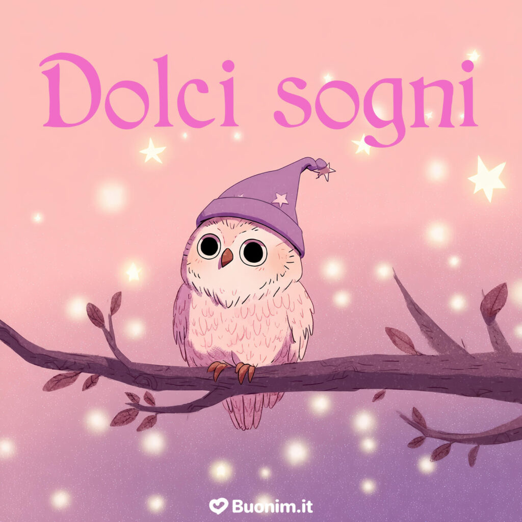 Una dolce buonanotte con immagini gratis per augurare sogni sereni