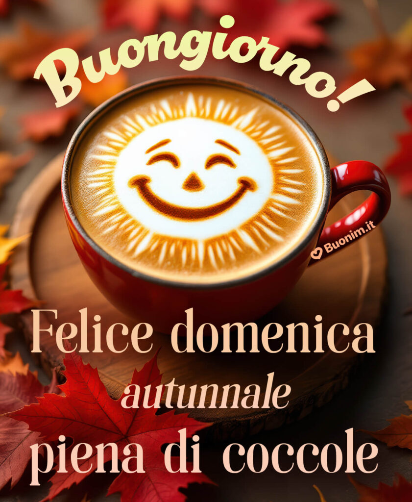 Una domenica autunnale profumata di caffè e affetto