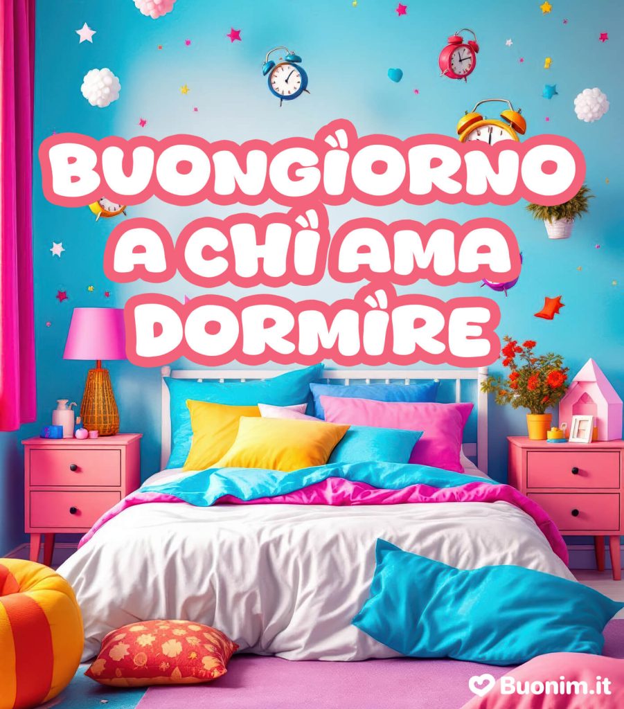 Una foto di buongiorno divertente per dire ti penso con un sorriso