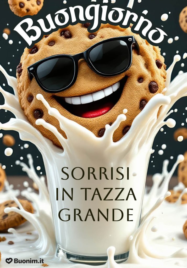 Una simpatica immagine per WhatsApp per dire buongiorno con il cuore