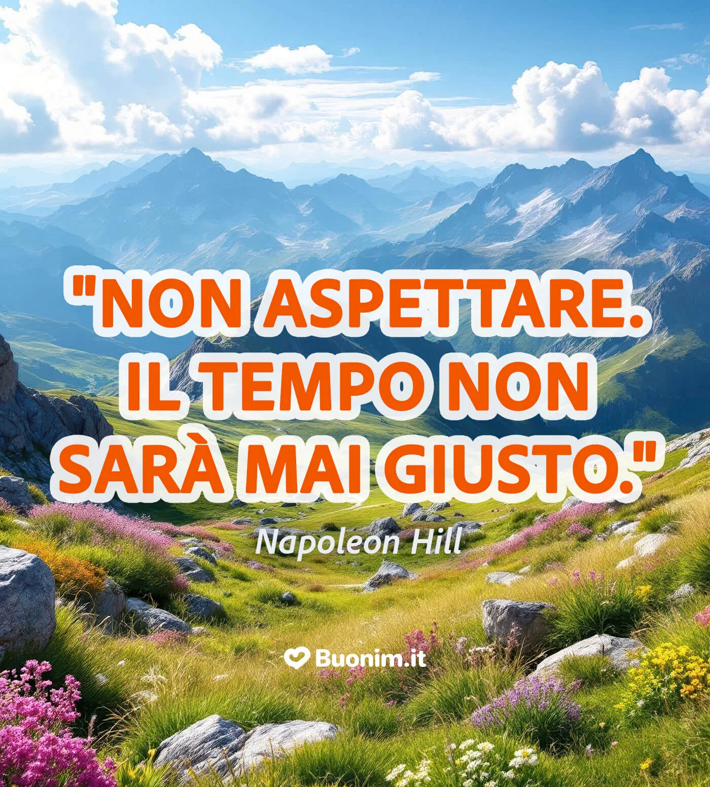 Un’immagine con frase motivazionale può cambiare l’umore di chi la riceve