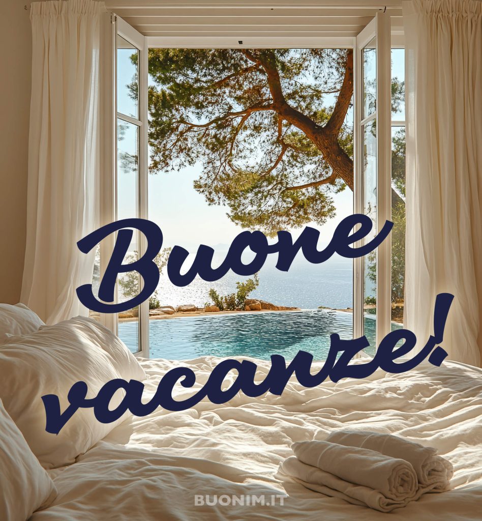 Un'immagine divertente per augurare buone vacanze rende speciale la giornata di chi la riceve