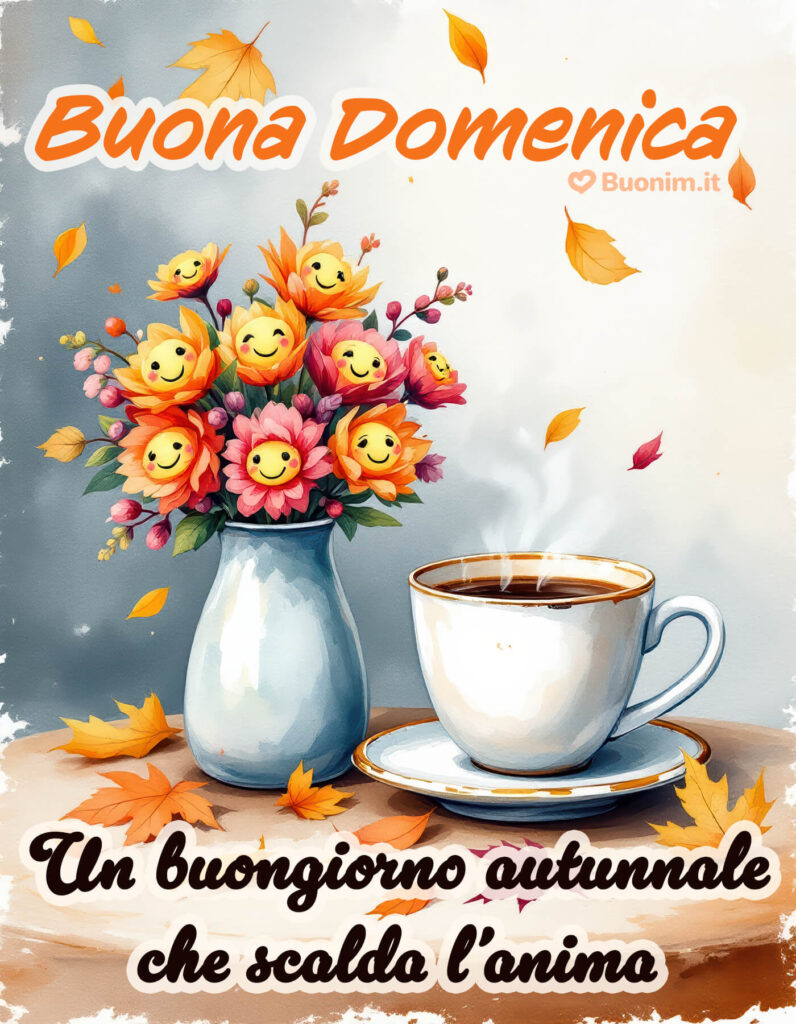 Un’immagine elegante per una domenica d’autunno tra dolcezza e riposo