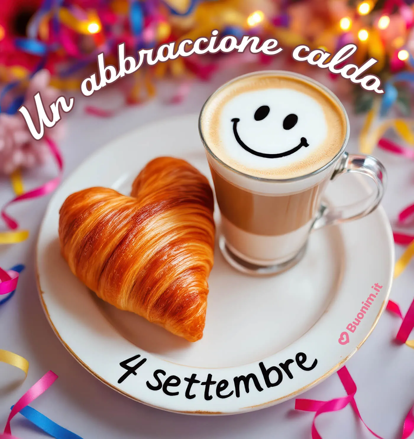 Un’immagine nuovissima di buongiorno per donarti serenità e dolcezza in questo 4 settembre