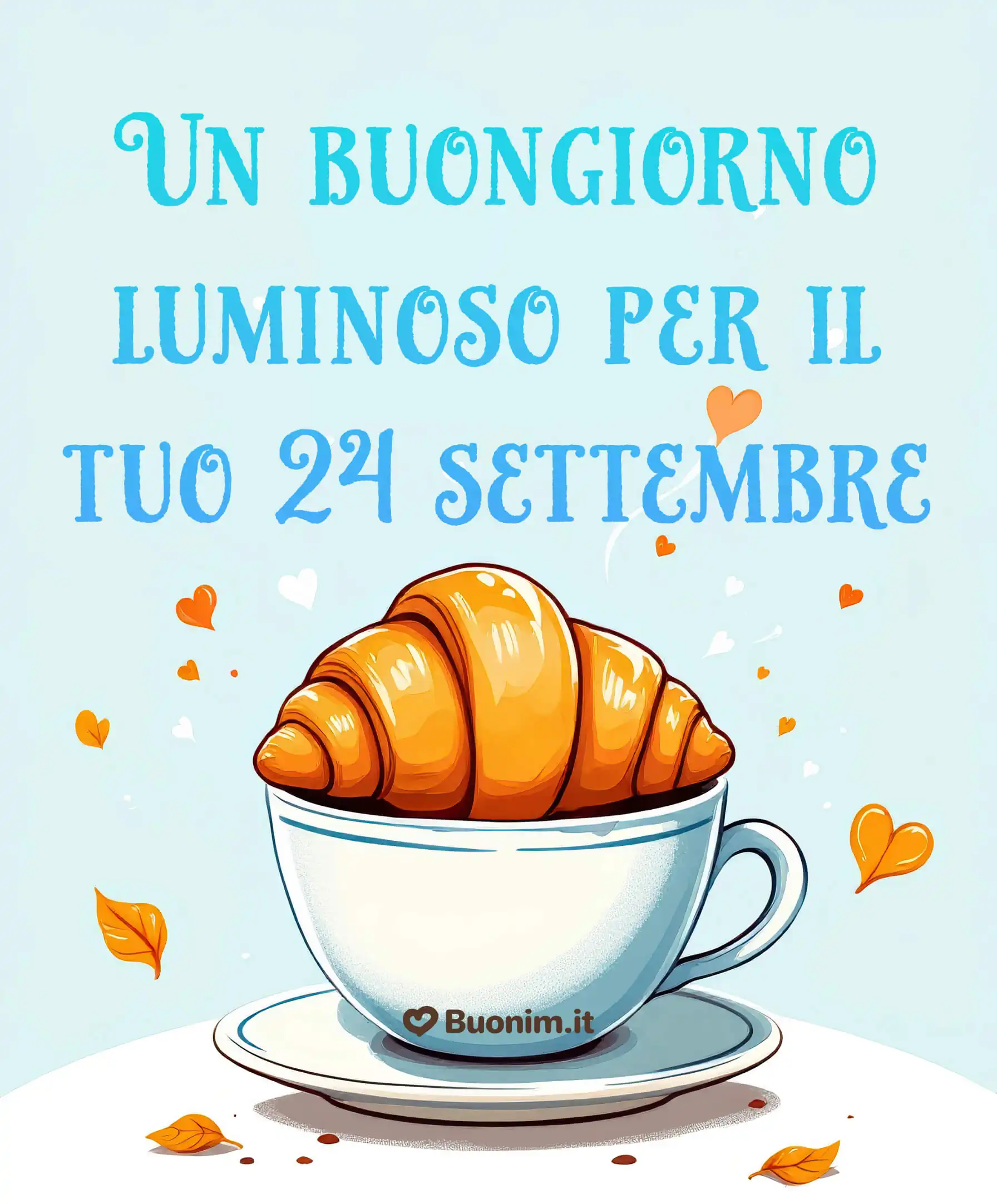 Un’immagine nuovissima di buongiorno per iniziare la giornata con dolcezza