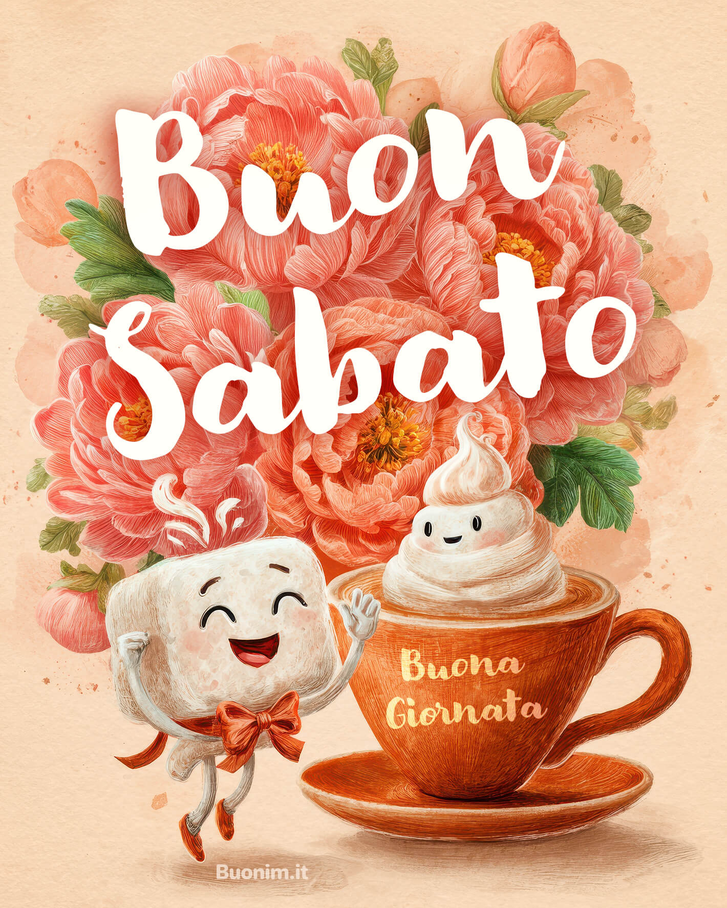 Tra profumo di caffè e dolcezza, lasciati coccolare dal sabato. Ti auguro un weekend leggero, pieno di sorrisi e tempo per te, da condividere con chi vuoi bene.